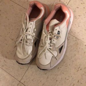 Adidas Superstars pink and blue. US women’s size 9